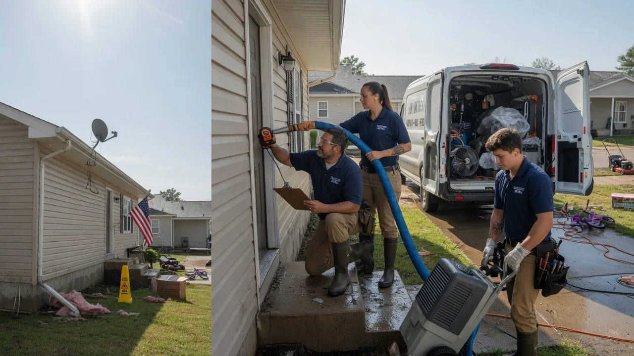 Ceiling Water Damage Restoration in Plymouth, IA near me
